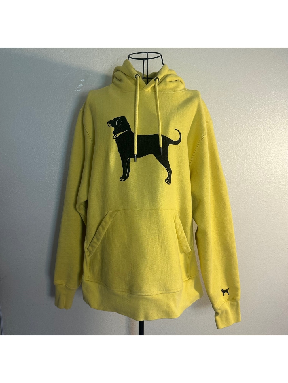 The Black Dog Yellow Hoodie